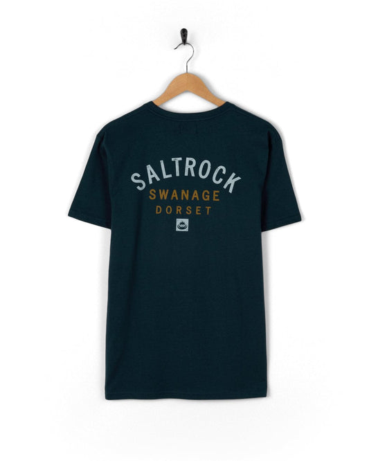 Location Swanage - Mens T-Shirt - Blue