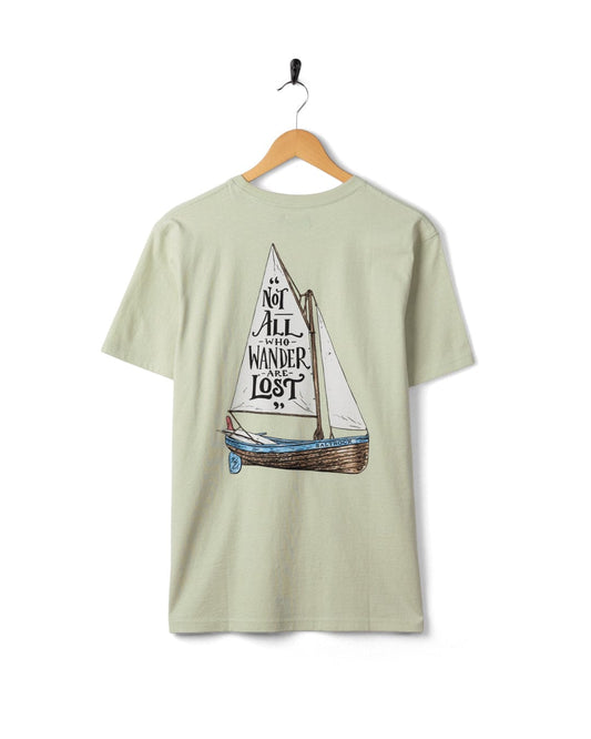 Lost Ships - Mens Short Sleeve Tee - Light Green