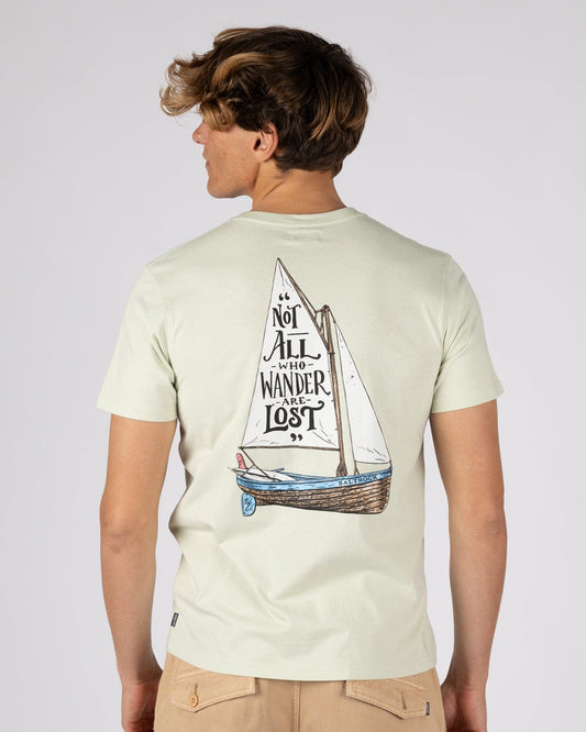 Lost Ships - Mens Short Sleeve Tee - Light Green