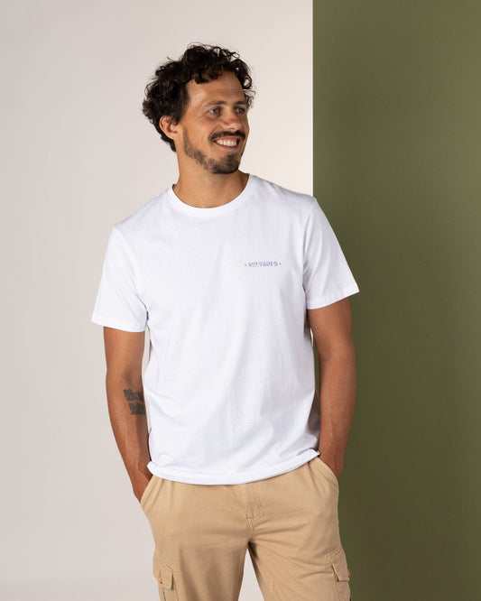 Rebalance - Mens Short Sleeve T-Shirt - White