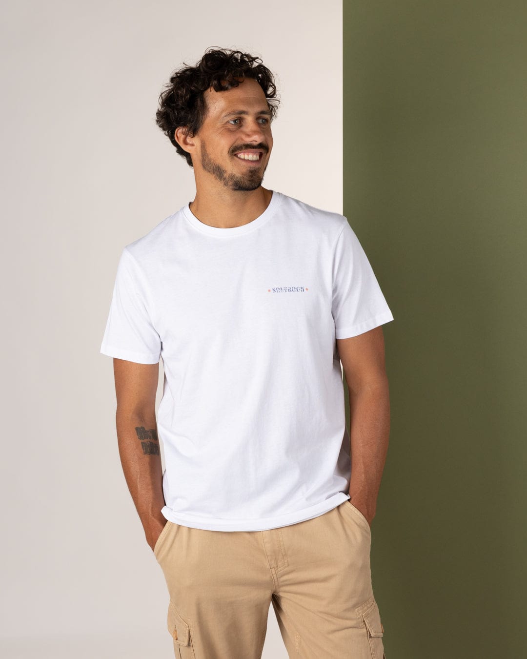 Rebalance - Mens Short Sleeve T-Shirt - White