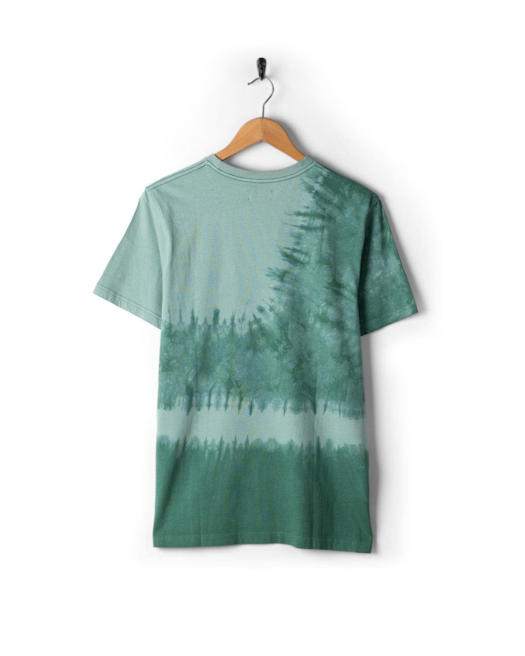 Pitcher Embroidery - Mens Tie Dye T-Shirt -Green
