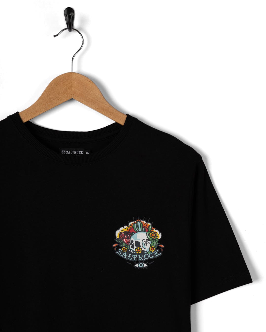 Cactus Flame - Mens T-Shirt - Black - SS25