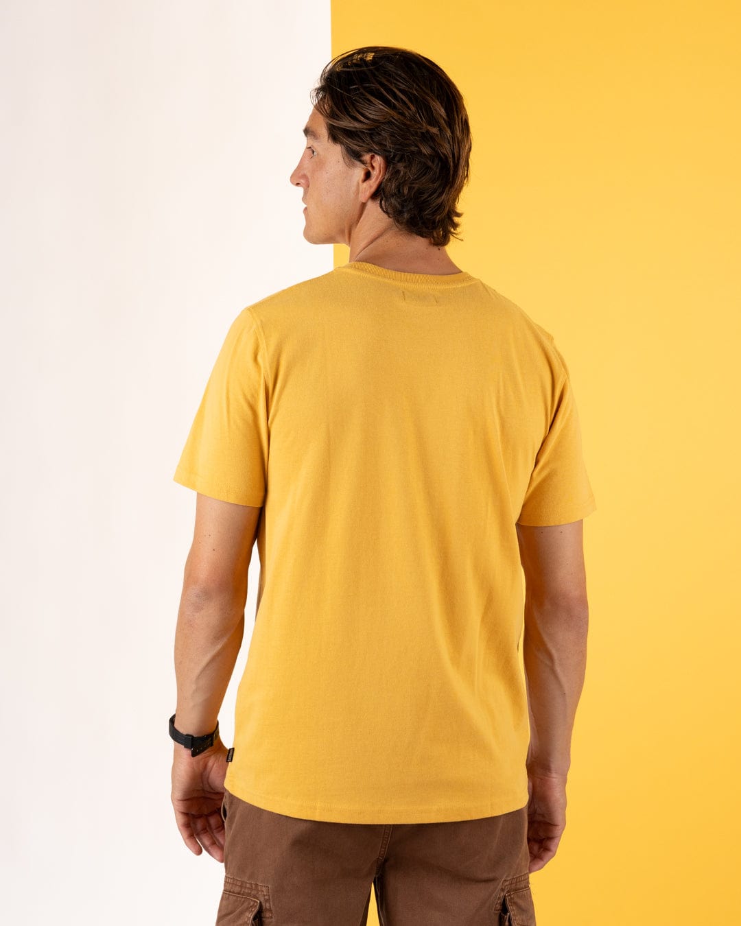Axle - Mens Short Sleeve T-Shirt - Yellow