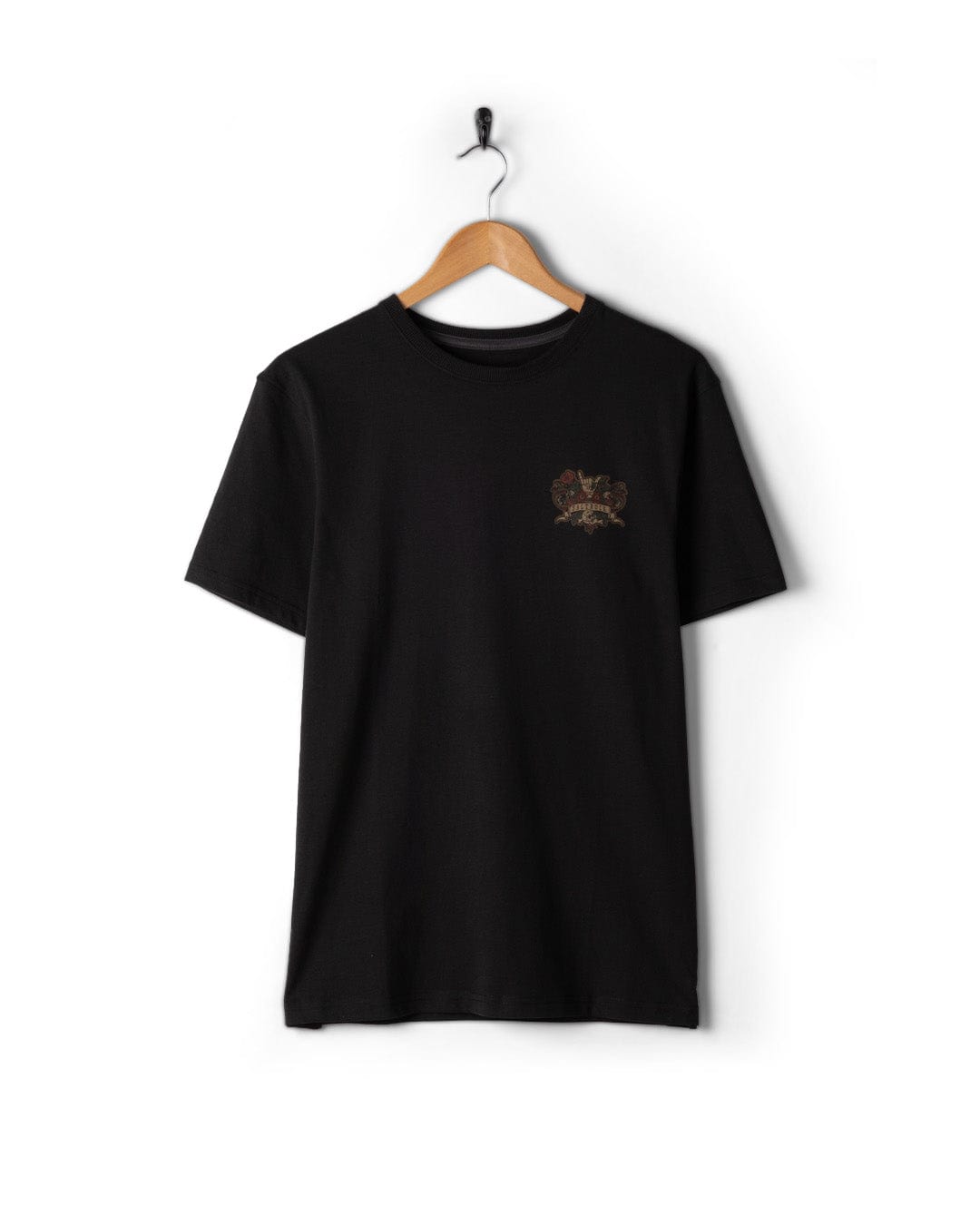 Stag Tattoo - Mens Short Sleeve T-Shirt - Black