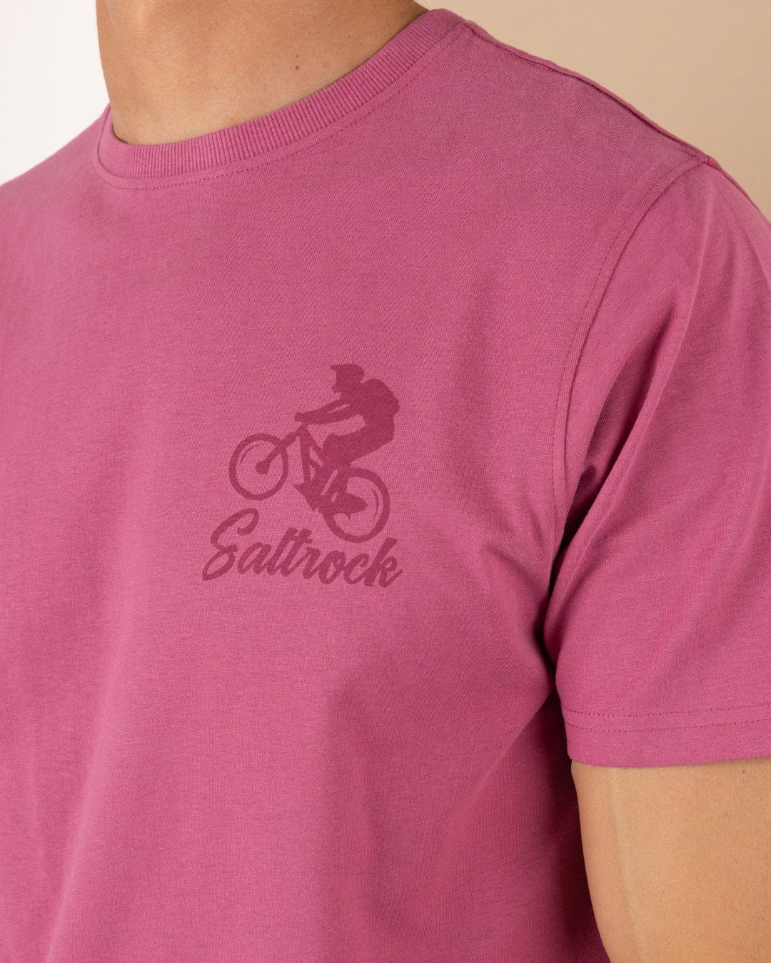 Mtb Tonal - Mens Short Sleeve T-Shirt - Pink
