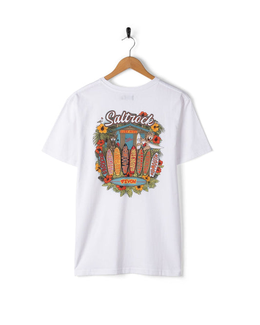 Surf Shack Devon - Mens T-Shirt - White