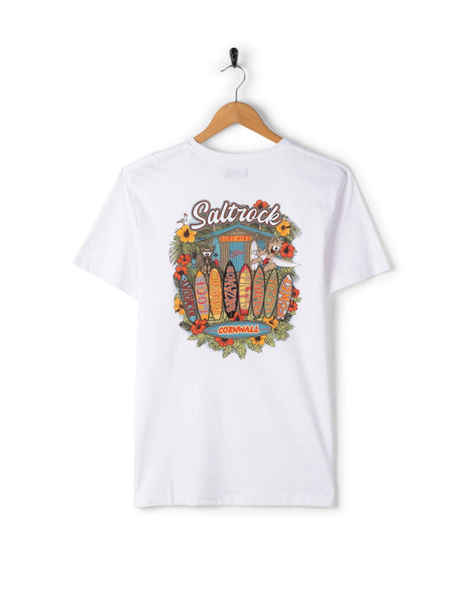 Surf Shack Cornwall - Mens T-Shirt - White
