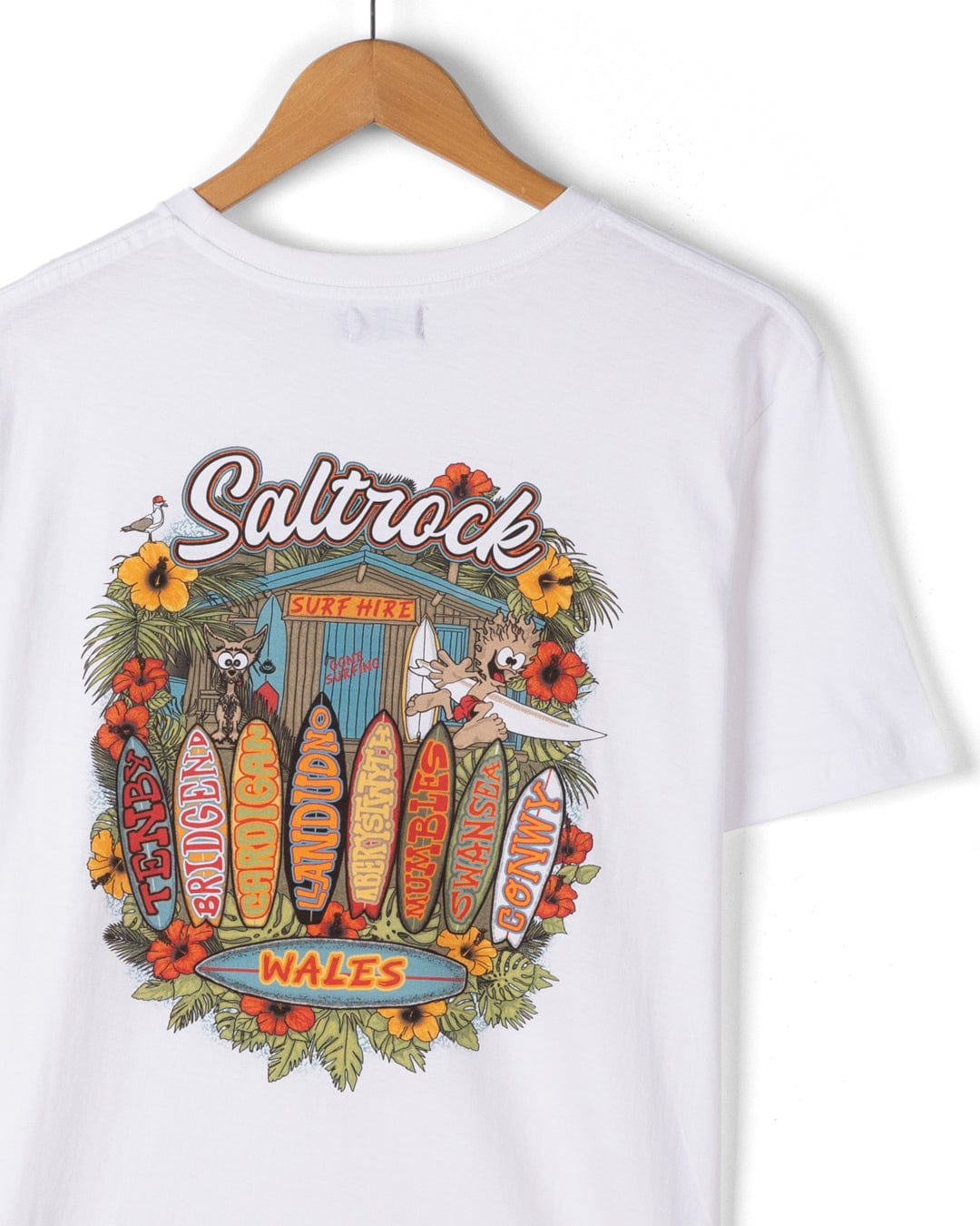Surf Shack Wales - Mens T-Shirt - White