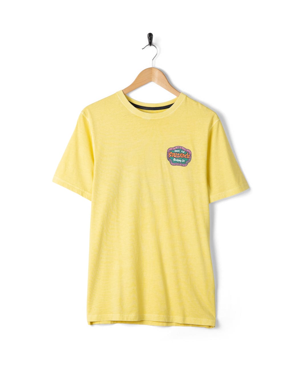Tribal Flame - Mens Short Sleeve T-Shirt - Yellow