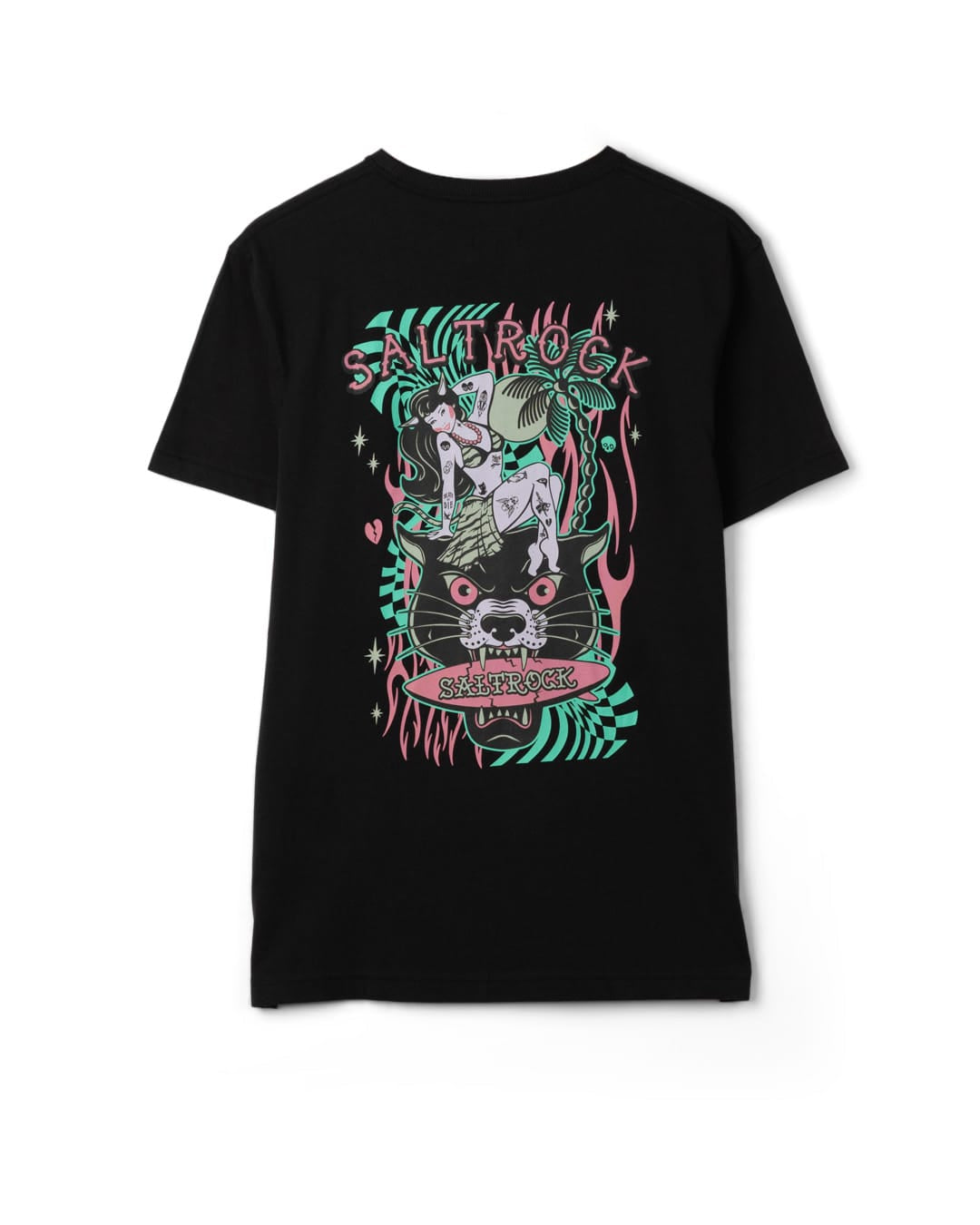Purfect Warp Mens Short Sleeve Tee in Black