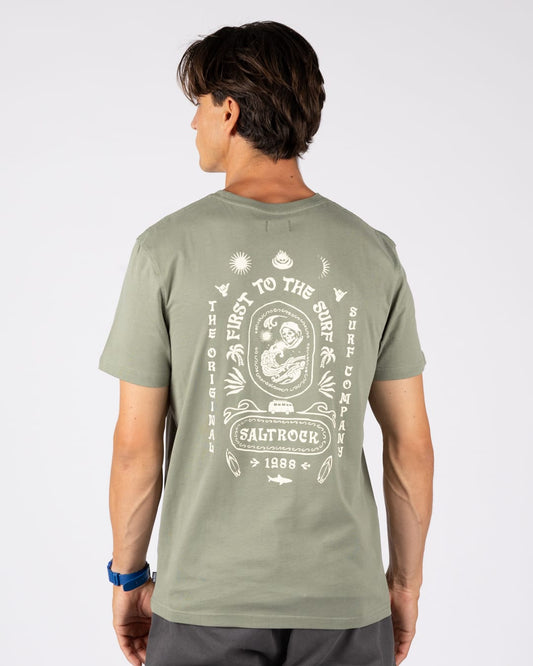 Cult Mens T-Shirt In Green