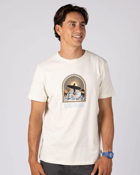 Portal Mens T-Shirt In Cream