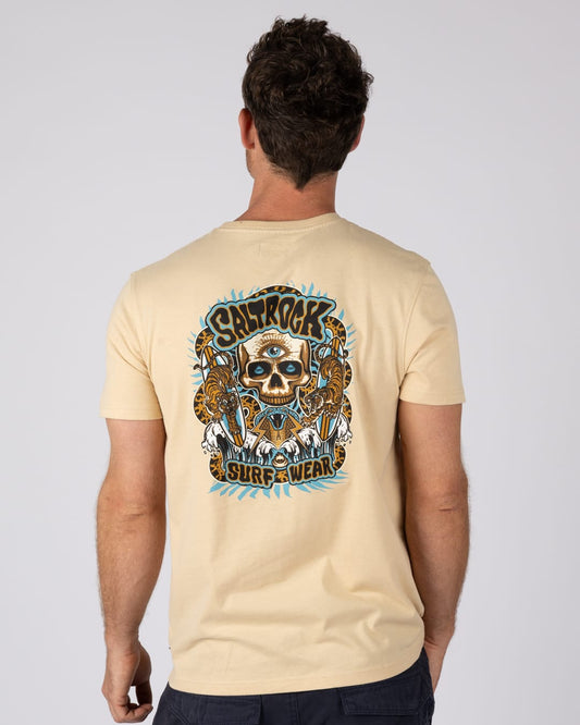 Wild Surf Mens T-Shirt In Cream