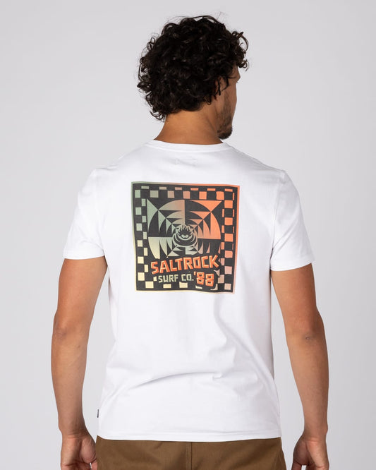 SKA Mens Short Sleeve T-Shirt in White