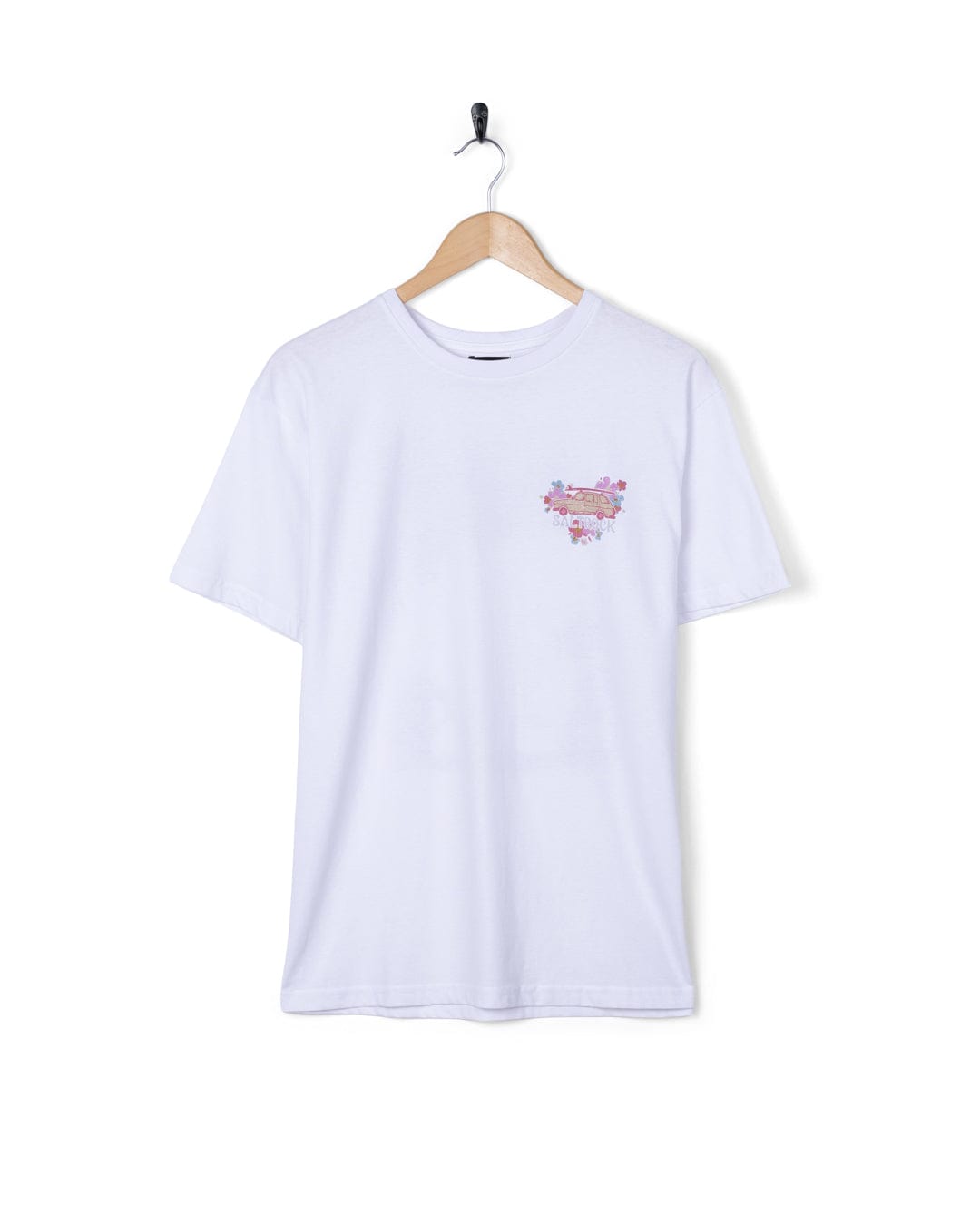 Highway Tour - Womens Short Sleeve T-Shirt - White