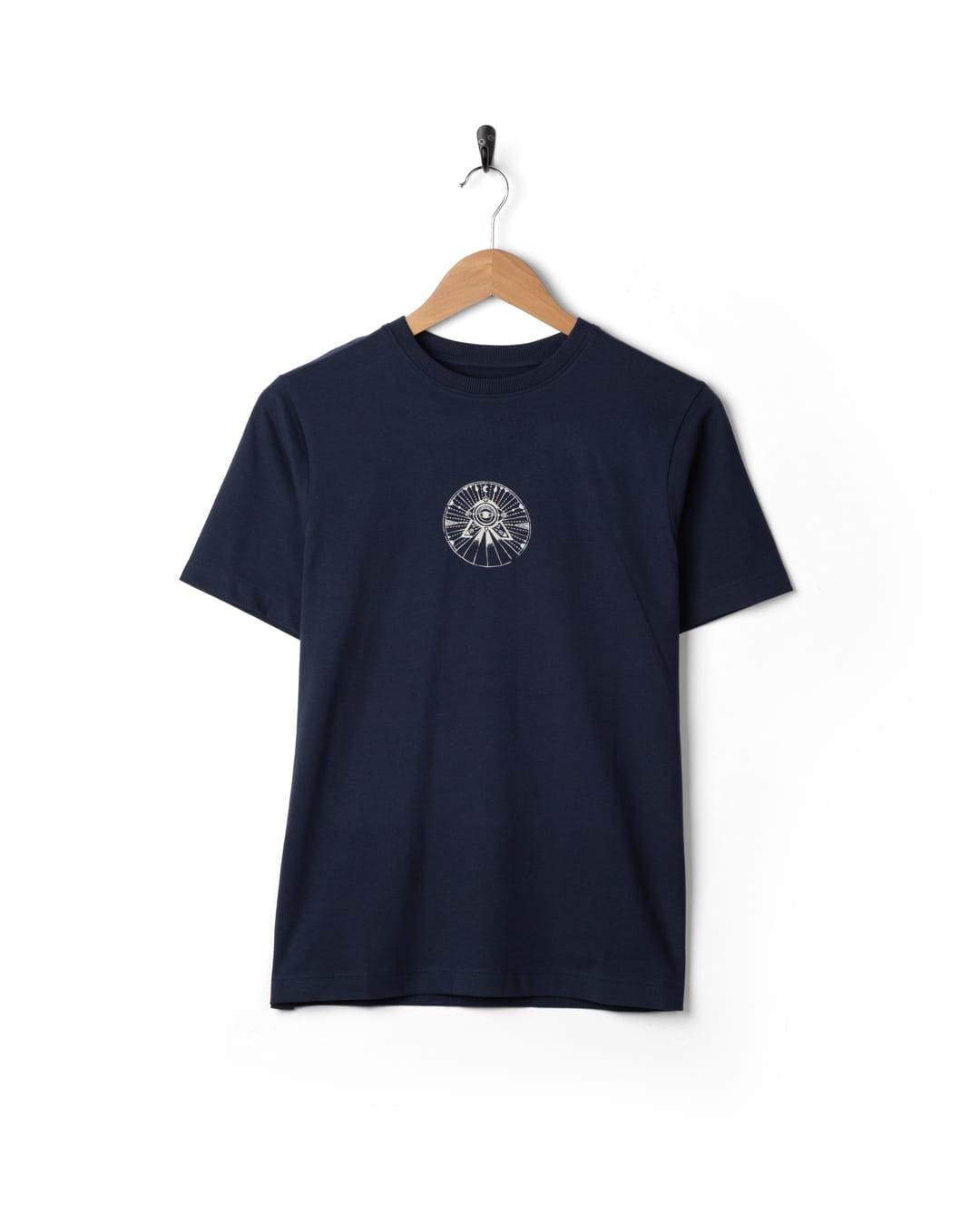 All Seeing Womens Short Sleeve T-Shirt In Dress Blue
