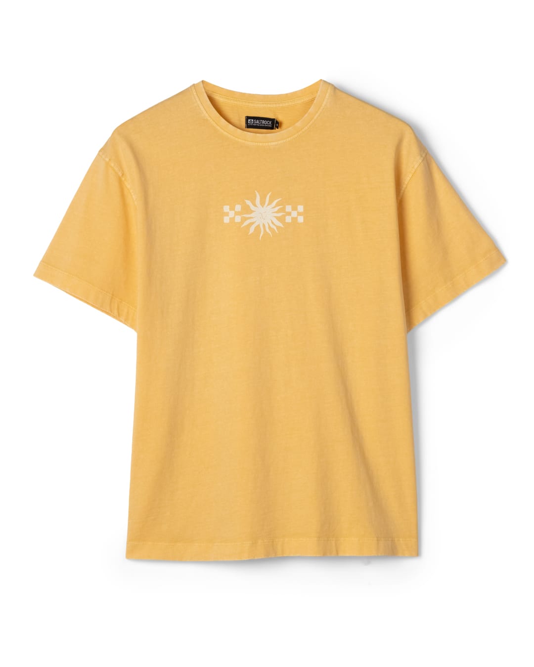 Selene Womens Oversized Short Sleeve T-Shirt in Yellow