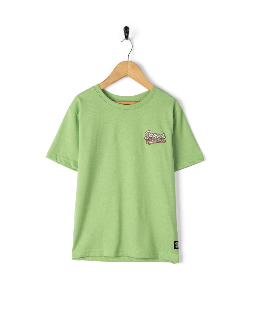 Beach Signs Wales - Kids Short Sleeve T-Shirt - Green