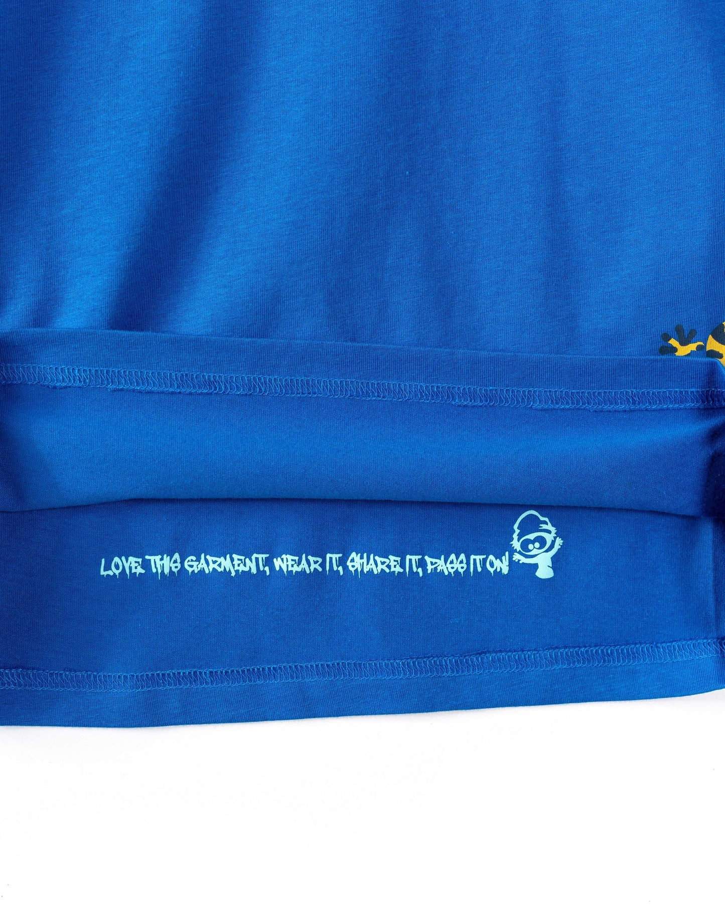 Gecko - Kids Oversized T-Shirt - Blue