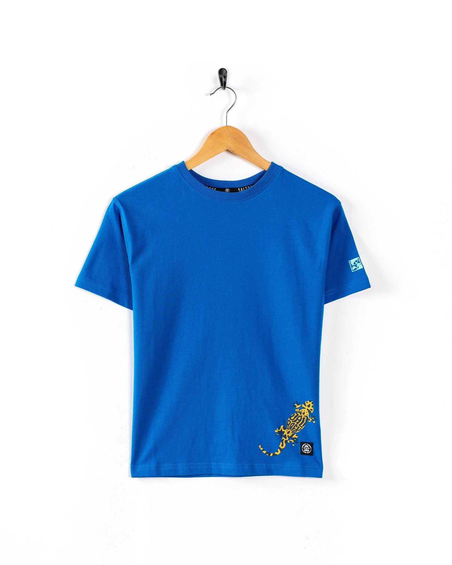 Gecko - Kids Oversized T-Shirt - Blue