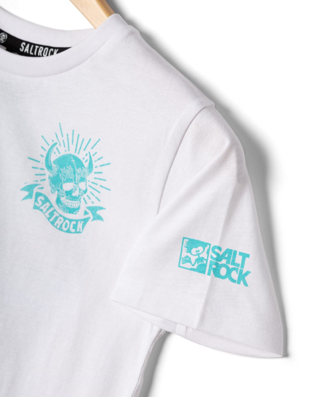 Fire Water Colour - Kids T-Shirt - White