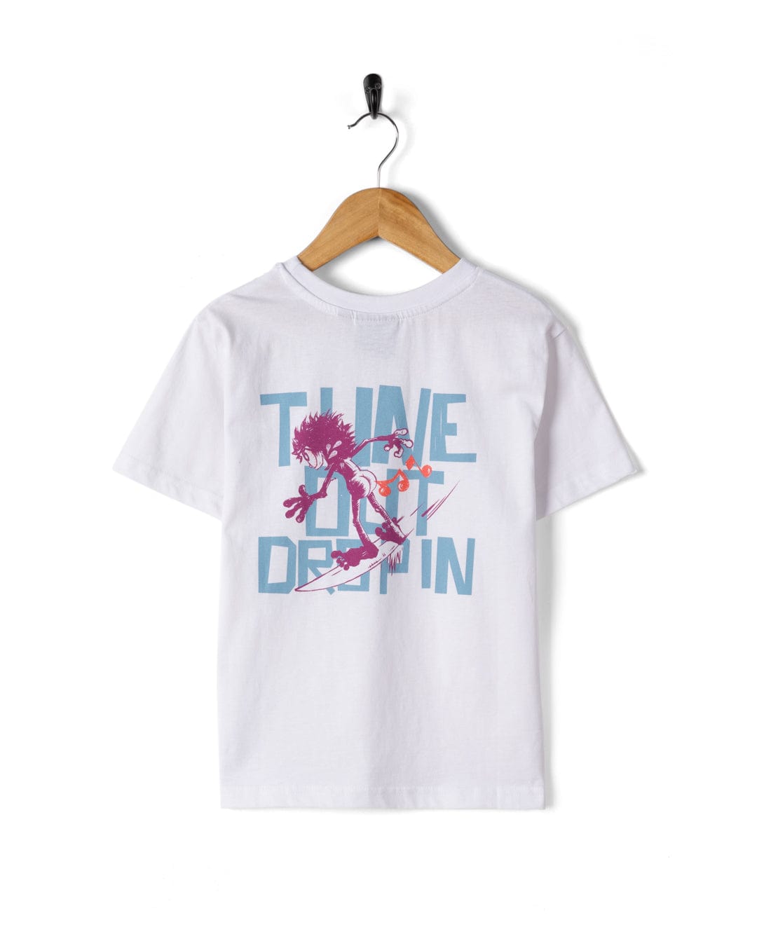 Tune Out - Kids T-Shirt - White