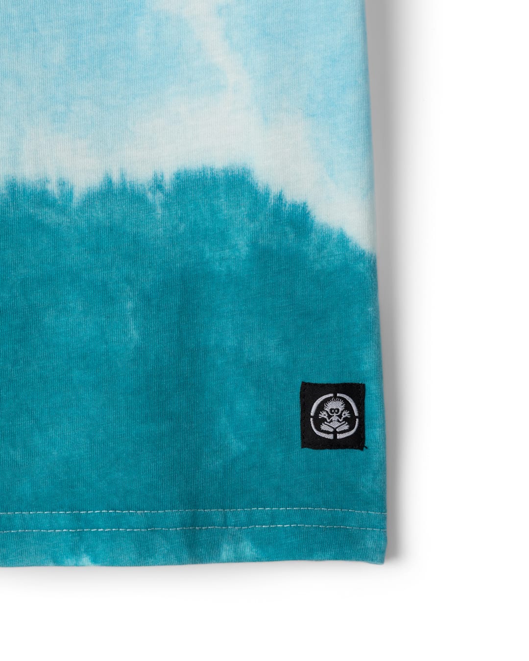 Lost Ships Kids Tie Dye Short Sleeve T-Shirt in Turquoise