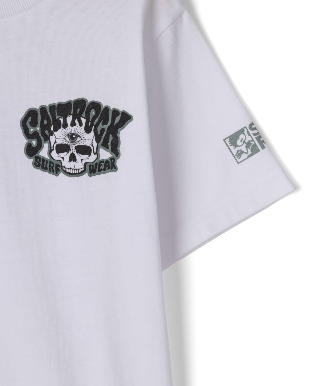 Tiger Trio Kids Classic Short Sleeve T-Shirt In White
