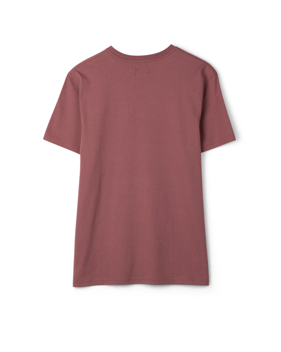 Waiting Tide Mens Short Sleeve Tee in Dark Pink