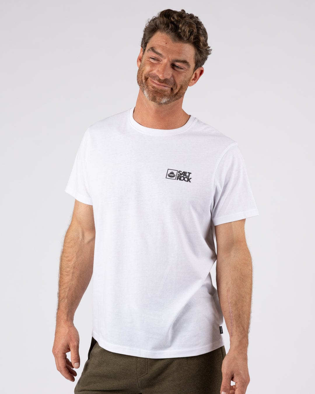 Saltrock Original - Mens Short Sleeve T-Shirt - White