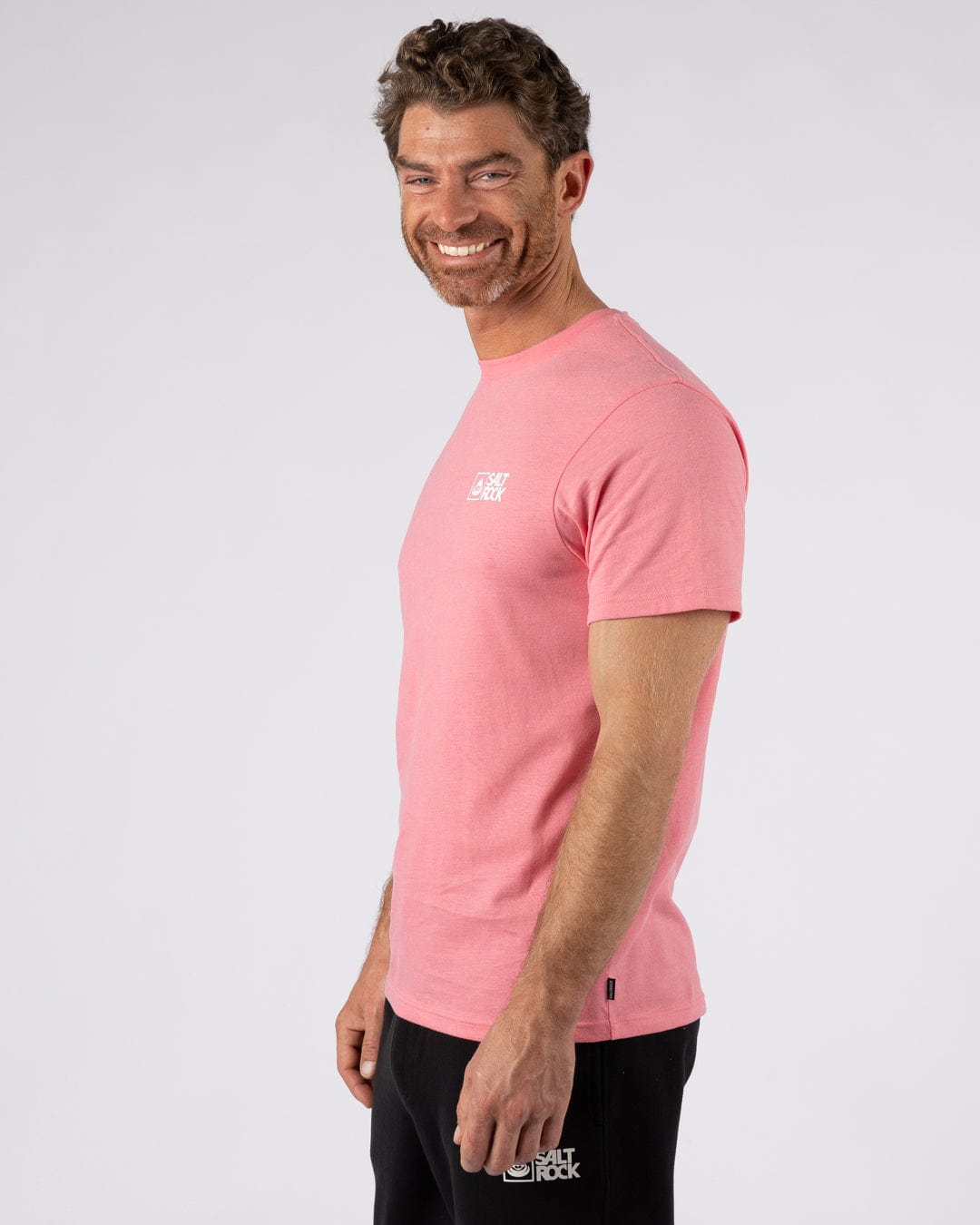 Saltrock Original - Mens Short Sleeve T-Shirt - Pink