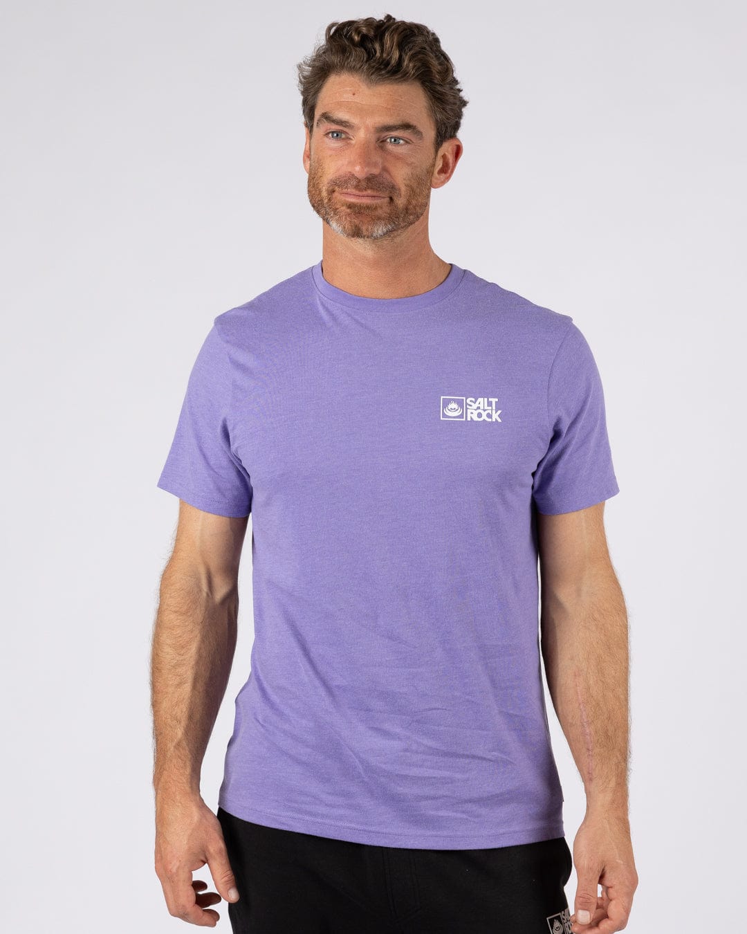 Saltrock Original - Mens Short Sleeve T-Shirt - Purple