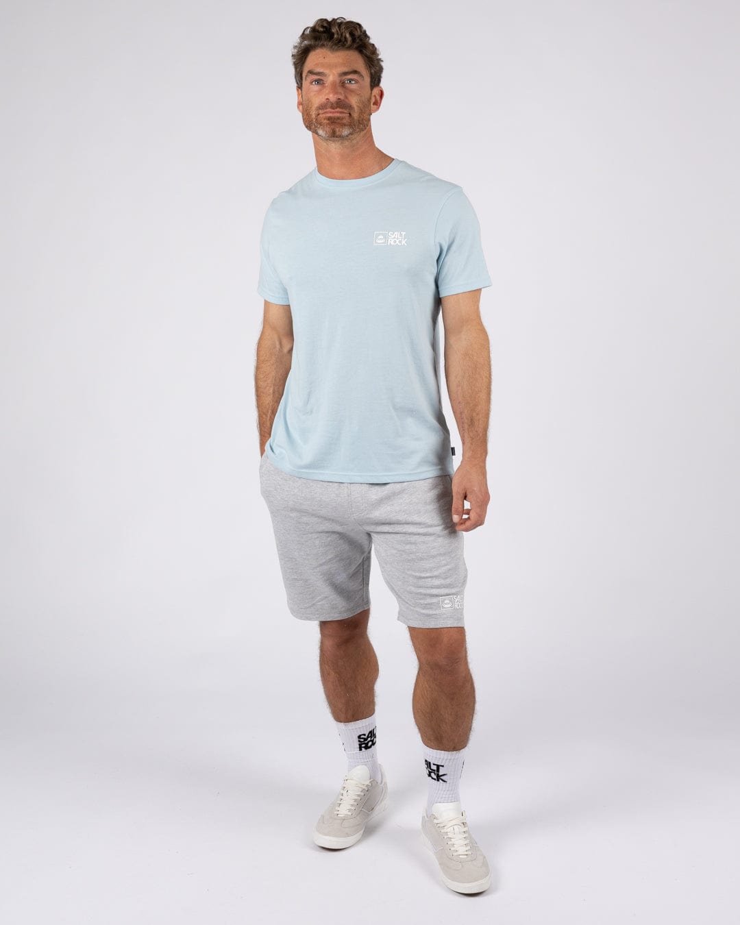 Saltrock Original - Mens Short Sleeve T-Shirt - Light Blue