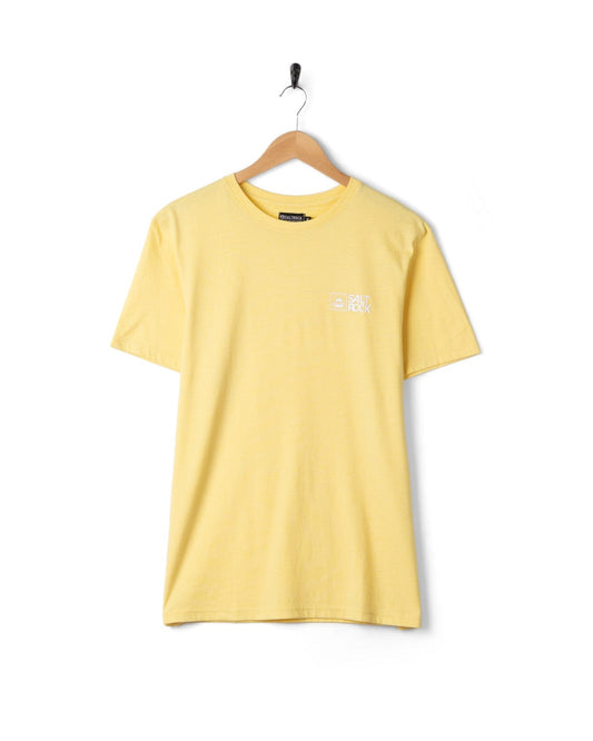 Saltrock Original - Mens Short Sleeve T-Shirt - Light Yellow