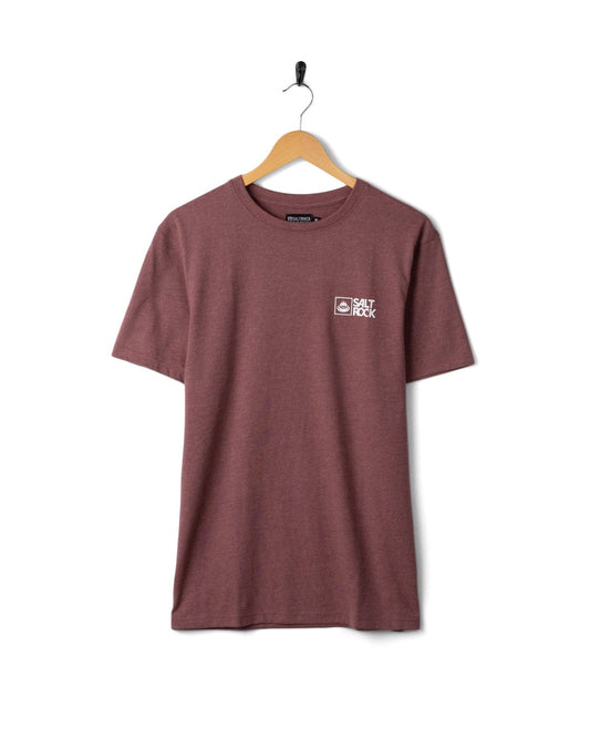 Saltrock Original - Mens Short Sleeve T-Shirt - Dark Pink