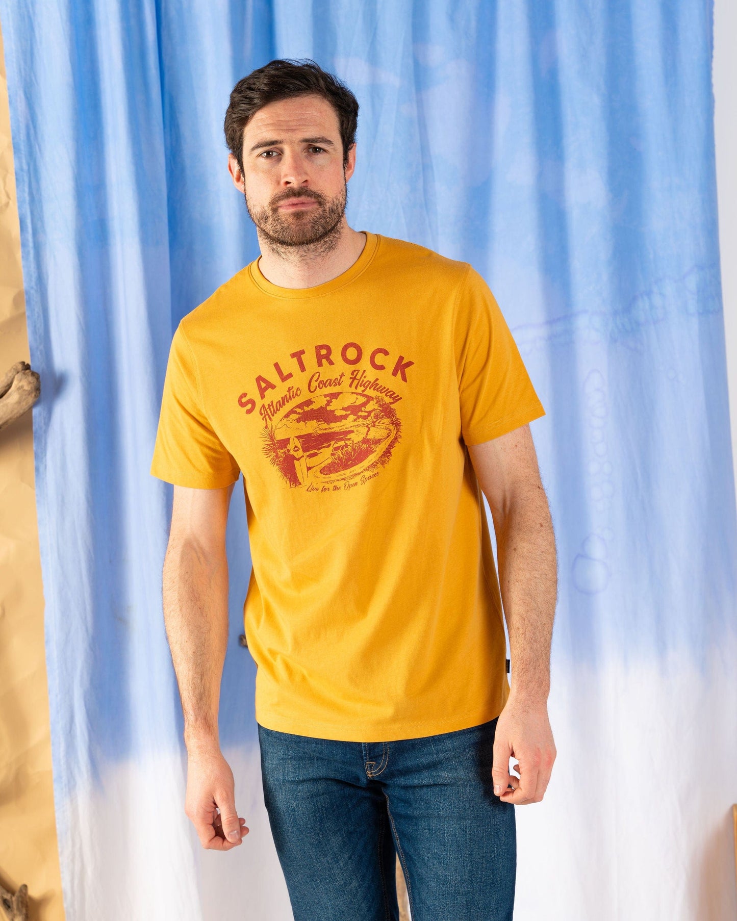 AC Highway - Mens Short Sleeve T-Shirt - Yellow