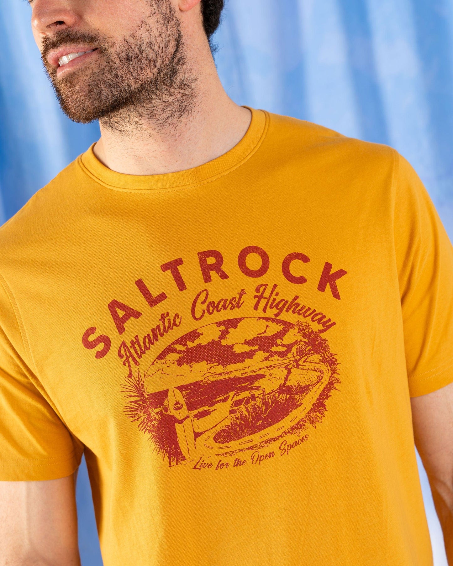 AC Highway - Mens Short Sleeve T-Shirt - Yellow