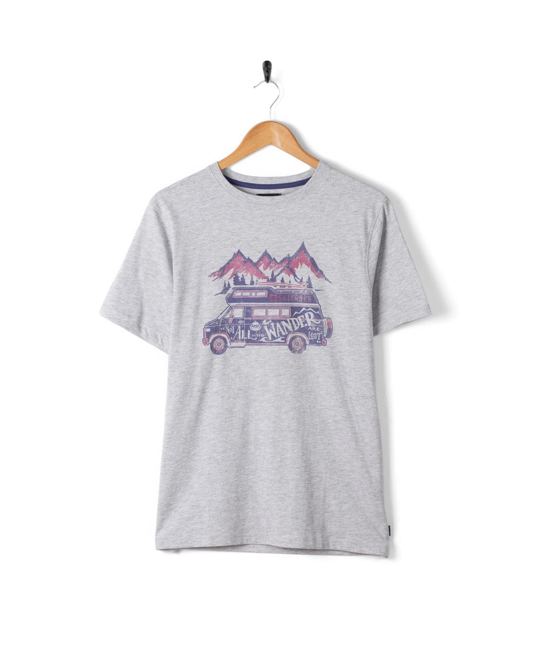 Lost Van - Mens Short Sleeve T-Shirt - Grey