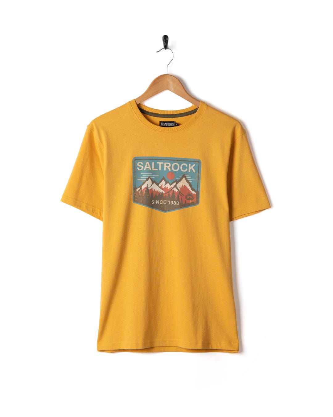 Uplands - Mens Short Sleeve T-Shirt - Yellow