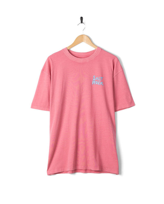 One More Wave - Mens Short Sleeve T-Shirt - Pink