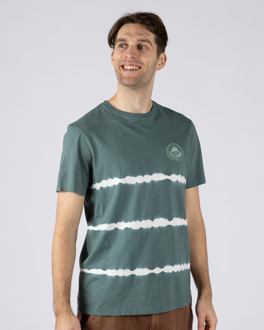 Origin Flame Mens Td Short Sleeve T-Shirt in Light Green