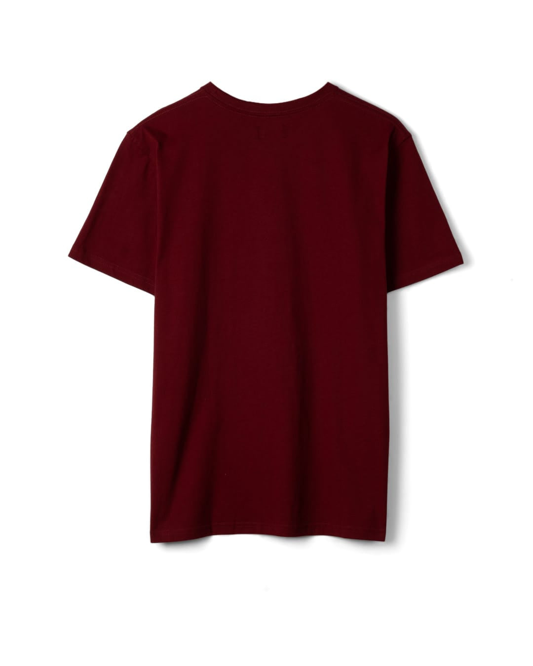 Mountain Stripe Mens T-Shirt In Dark Red