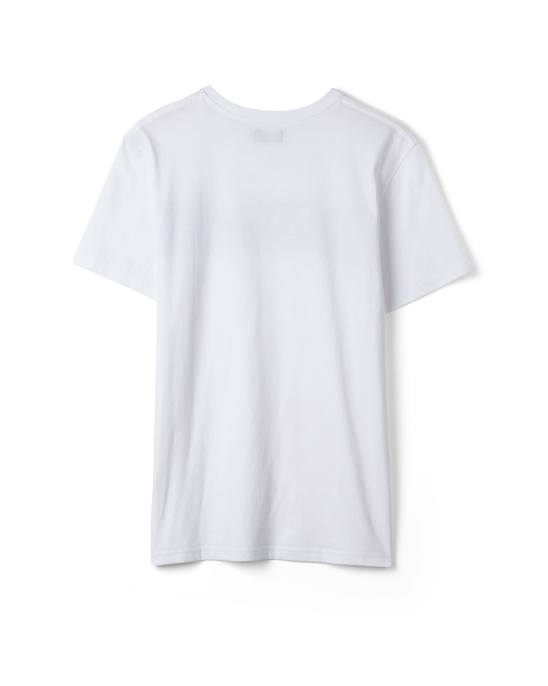 Mountain Mens Retro Stripe Classic Short Sleeve T-Shirt In White