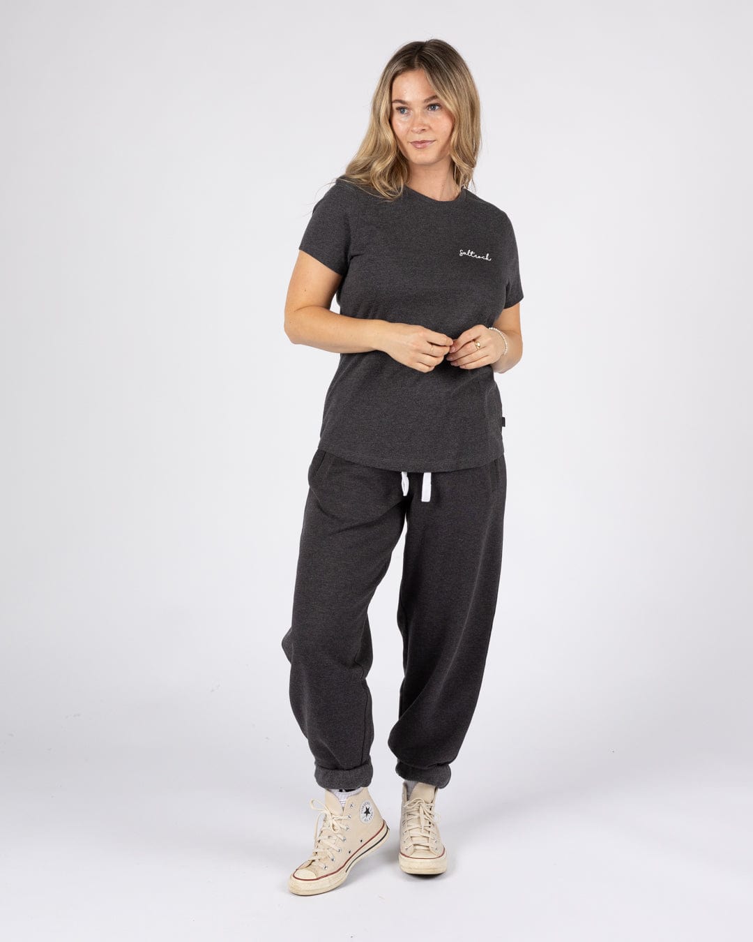 Velator - Womens Short Sleeve T-Shirt - Dark Grey