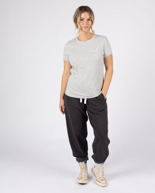 Velator - Womens Short Sleeve T-Shirt - Grey Marl