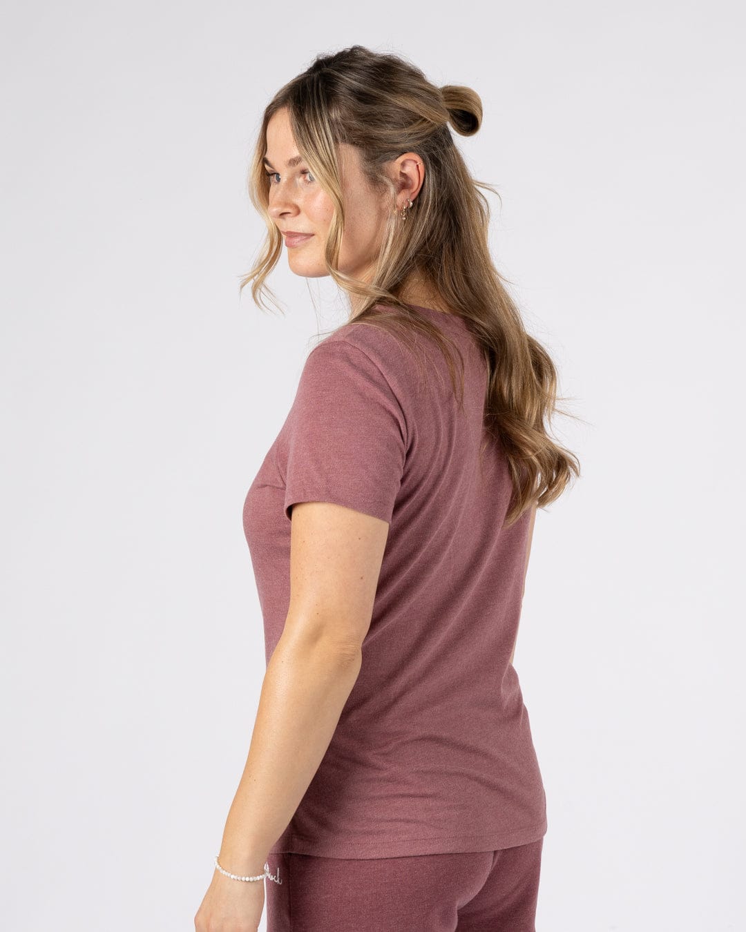 Velator - Womens Short Sleeve T-Shirt - Burgundy