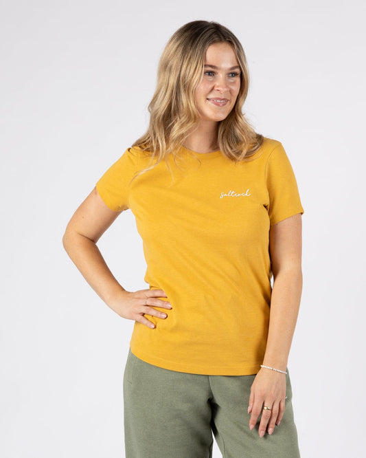Velator - Womens Short Sleeve T-Shirt - Yellow