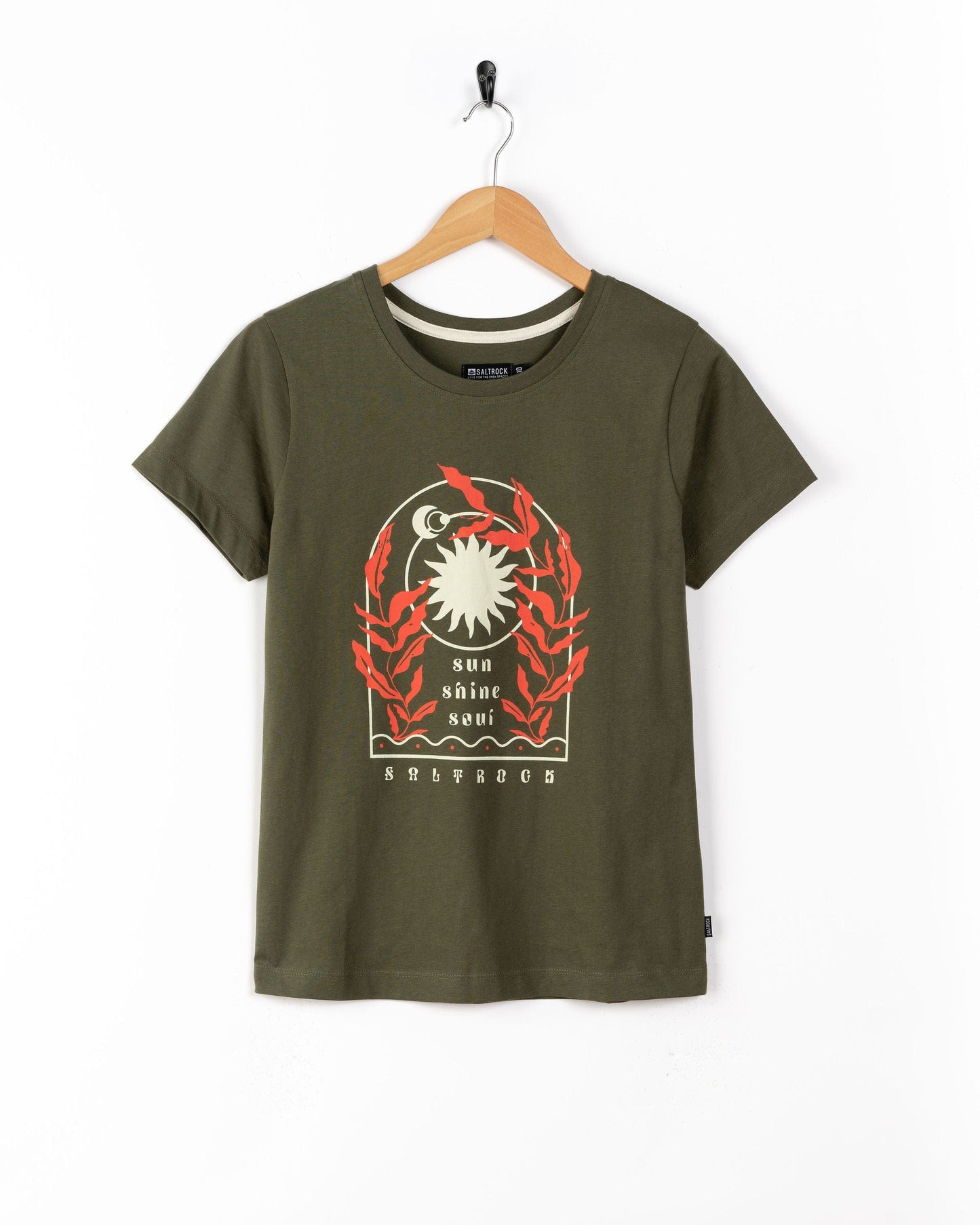 Sunshine Soul - Womens Short Sleeve T-Shirt - Green