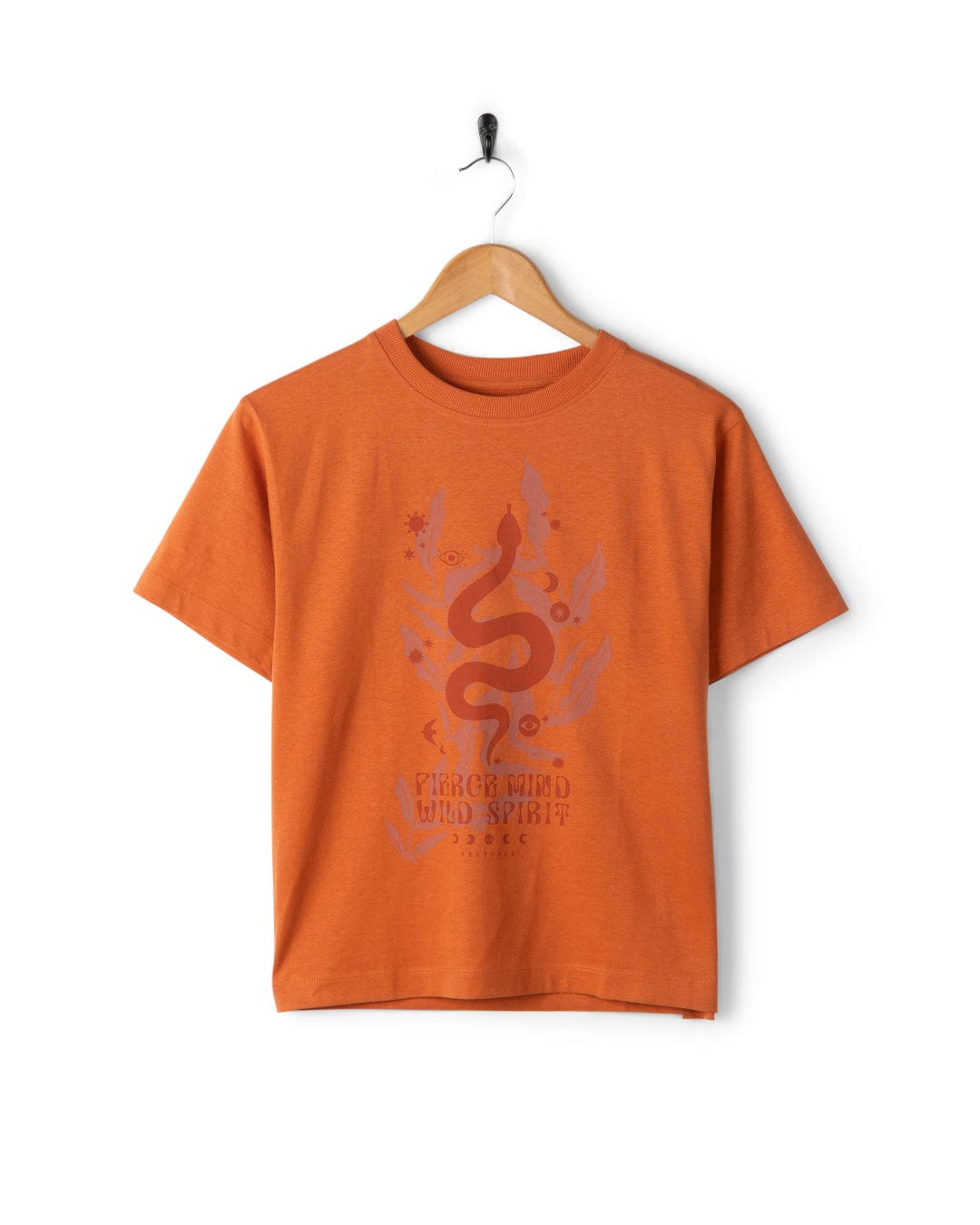 Charmer - Womens Boxy Short Sleeve T-Shirt - Orange